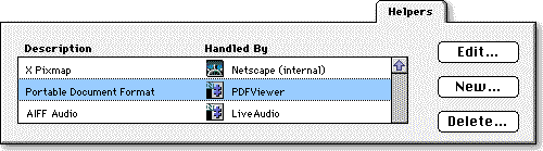 Image of Netscape Preferences dialog box