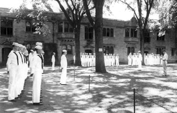 Sailors from the Navy V-12 unit