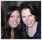 Brittany Blockman ’03 and Josephine Decker ’03