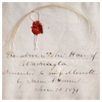 Strands of George Washington’s hair