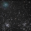 Double Cluster and Comet 103p/Hartley