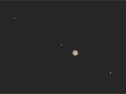 Jupiter and Uranus